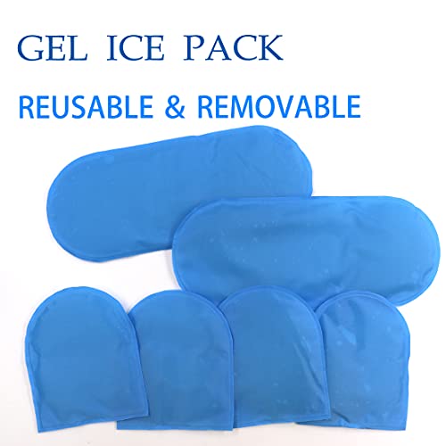 Reusable Cold Therapy Socks, Gel Ice Pack for Feet Heels Injuries Swelling, Hot and Cold Therapy Socks for Plantar Fasciitis Neuropathy Chemotherapy Pain Relief for Foot Ankle (Purple) - color: Purple
