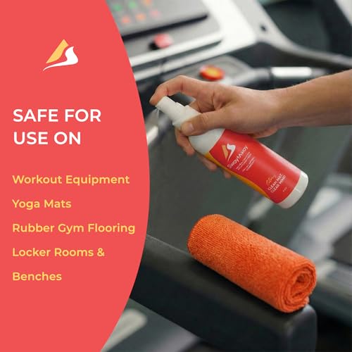 SwaytAway Travel Yoga Mat Cleaner Spray & Towel Kit, 4oz – Non Slip, No Rinse Plant-Based Citrus Essential Oil Mist for Gym, Pilates & Hot Yoga – Made in USA (1 Pack, Citrus) - size: 4 oz - 1 Pack