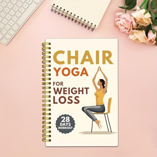 5.5" x 8.3" Daily Fitness Planner Notebook, Weight Loss Tracking Journal - Spiral-Bound Workout Notebook for Gym, Daily Use & Gifting