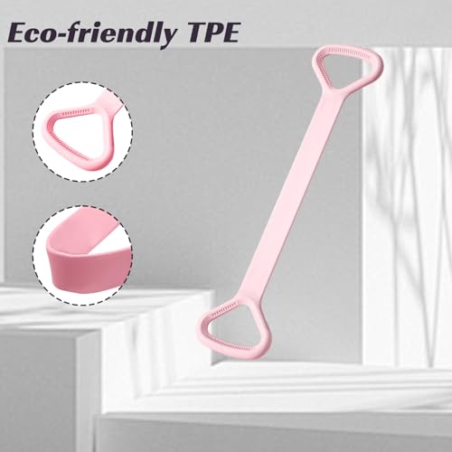 Resistance Bands, Figure 8 Fitness Resistance Bands with Handles, arm Bands for Workout - color: Pink