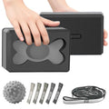 HAPBEAR Yoga Blocks 2 Pack - 9x6x3in High-Density EVA Foam with Non-Slip Textured Surface, Supportive for Deep Stretching & Lightweight - Ideal for Yoga, Pilates, Stretching Exercises - color: Black/Gray
