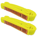 1-Ply Lifting Sling Straps 1”x 8ft - 1650lbs Vertical Capacity Heavy Duty Flat Eye Lift Sling, for Rigging Moving Towing Hoisting -2Pack - Kodiak Straps - color: 2 PACK, size: 1inch x 8ft
