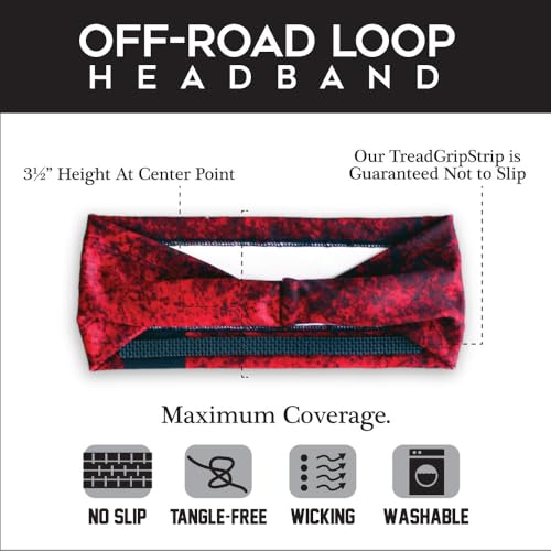TreadBands Off-Road Performance Non-Slip Headbands - color: Off-Road Ash