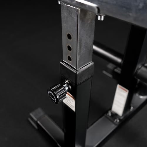 Valor Fitness Adjustable Standing Curl Station – Home Gym Arm Training Equipment for Preacher Curls with Barbell and Olympic Plate Support