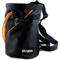Chalk Bag for Rock Climbing - Rock Climbing Gifts Gear Accessories - Quick-Clip Belt, Large Zippered Pockets & Brush Holder - Weight Lifting, Gym, Bouldering, Disc Golf, Wall, Rock Climbing Chalk Bag - color: Sukoa Orange
