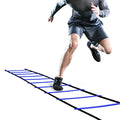 GHB Pro Agility Ladder Agility Training Ladder Speed 12 Rung 20ft with Carrying Bag - color: Blue