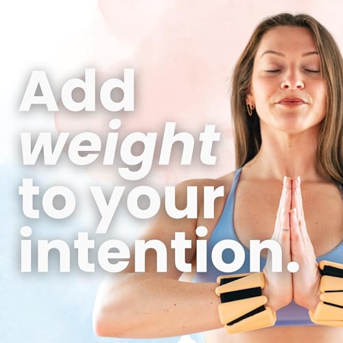 OmWeights Premium Weighted Bangles – Stylish Wrist and Ankle Weights for Women and Men | Cardio, Yoga, and Pilates Ankle Weights for Women and Men | Adjustable Leg and Arm Weights 1lb Each - color: Coral Clay