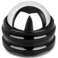 Stainless Steel Massage Roller Ball - Ice Therapy for Muscle Pain Relief, Sore Muscles, and Tension Alleviation Cold & Hot Therapy for Back, Shoulders, Legs, and Calves Myofascial Release Tool - color: Silver