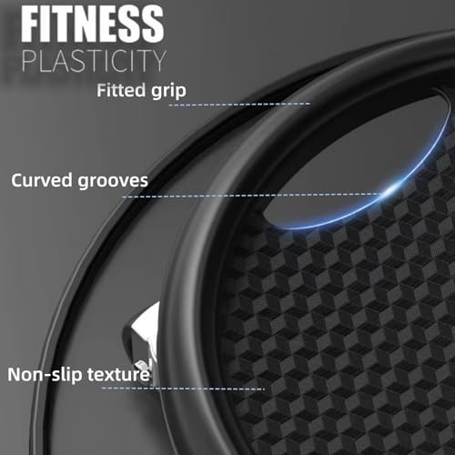 Ab Roller Wheel, Women's Multifunctional Abdominal Wheel Board with Mat,360° Rotating,for Home Gym, Full Body Fat Burning & Abdominal Training - Portable Fitness for Women - color: Black