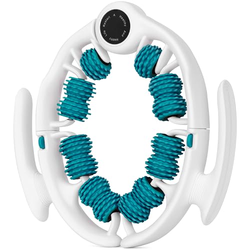 COZLOW Cellulite Massage Roller - Green - Anti-Cellulite Massager with Detachable Roller Handles for Thighs, Legs & Buttocks - Fascia Massage Tool for Lymphatic Drainage & Deep Tissue Therapy - color: Green