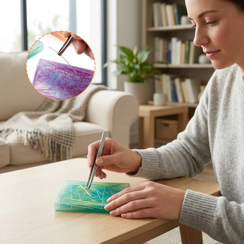 Picky Pad, 3 Pcs Sensory Fidget for Adults, Picky Pads Sensory Fidget Tools for Stress Relief, Reusable Pimple Popping Fidget Pad for Focus and Relaxation