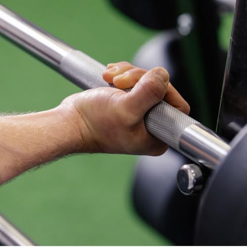 Titan Fitness Rubber Curl Fixed Barbells, Pre-Loaded Weight Bar for Strength Training & Weightlifting - color: Straight Fixed Barbell, size: 30 LB