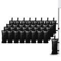 32 Pack (Upgrade) SANWAY Sand Bags for Canopy Weights(Unfilled)-Portable and Durable to Secure Tents, Canopies, and Umbrellas at Outdoor Events (Black, 896 LBS(No Handle)) - color: Black (32 Pack)