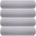 Breling 4 Pack 72" x 24" Hot Yoga Towel Non Slip Microfiber Mat Towel Sweat Absorbent Soft Pilates Mat Essentials for Hot Yoga Pilates Exercise(Light Grey) - color: Light Grey