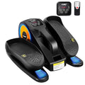 Under Desk Elliptical Machine, Leg Exerciser for Seniors Adults, Adjustable Speeds Elliptical Trainer with Remote, Quiet & Portable Mini Seated Pedal Exerciser for Home Office Use