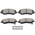 SCITOO D1273 Front Ceramic Brake Pads Sets & Brake Hardware Fit For Chrysler Town & Country,For Dodge Grand Caravan/Journey/Nitro,For Jeep Liberty/Wrangler JK,For Ram C/V,For VW For Routan - size: Front D1273-8389