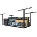 FLEXIMOUNTS 3x6 Overhead Garage Storage Adjustable Ceiling Rack 72" Length x 36" Width x 40" Height, 450lbs Weight Capacity, Hammertone, Classic Series - color: Hammertone, size: 3x6 ft