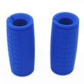 Weight Bar Grips Fit Standard Barbell, Dumbell Handles, Thick Bar Training Adapter For WeightLifting & Cable Attachments Fitness Training Rope Grips For Body Arm Forearm Builder Strength - color: Blue