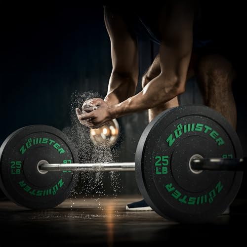 2-inch Bumper Weight Plate Olympic Plate Hi-Temp Bumper Weight Plate with Steel Insert Strength Training Weight Lifting Plate-ODOR-FREE | NOISE-REDUCING | ABSORB IMPACT - size: 100LB Bumper Weight Plate Set