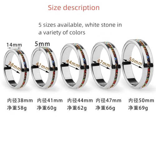 Exquisite 304 Stainless Steel Endurance Fitness Accessory, 5 Sizes for Novice and Advanced users-RFUS52 (Light Blue, 51mm) - color: Light Blue, size: 51mm