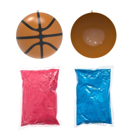 POPUPARTY Gender Reveal Ball with Pink & Blue Powder, for Baby Boy or Girl Gender Reveal, Party Supplies - size: Medium