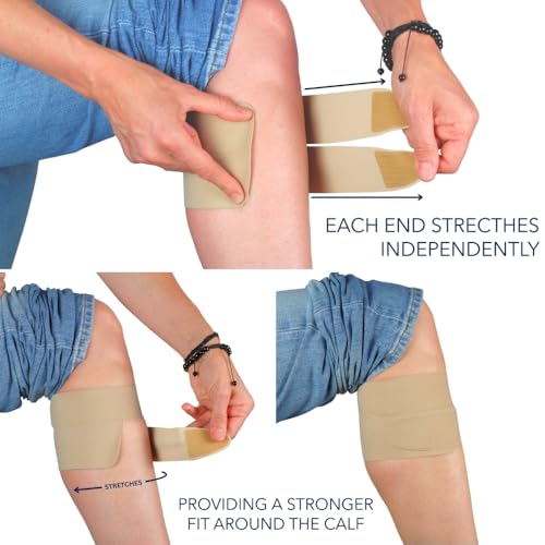 URSA Ankle Straps: Low-Profile, Soft, Stretchy & Breathable Transmitter Straps for Location Sound, Theatre, Wedding Shoots & More (Beige, Ankle) - color: Beige, size: Ankle