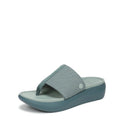 Vionic Women's Aqua - color: Bodega Blue Leather and Gore, size: 10
