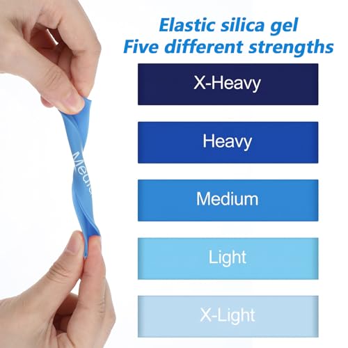 Toe Stretch Bands for Bunions, Women and Men, 5Pcs, Blue | Toe Resistance Bands, Storage Bag Included