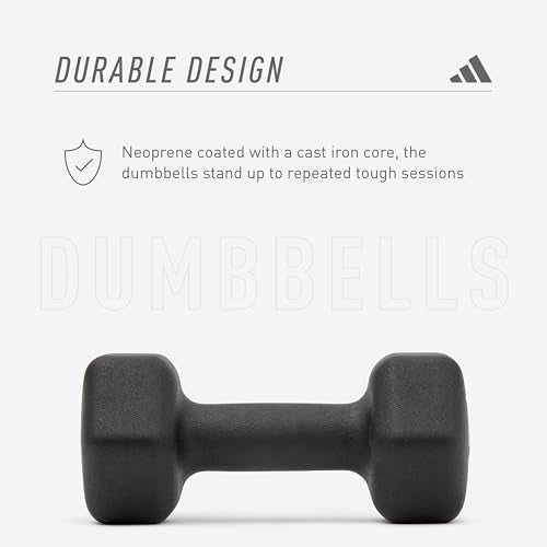 adidas Dumbbells | 1Kg - 5Kg (Pair) - size: 5 KG