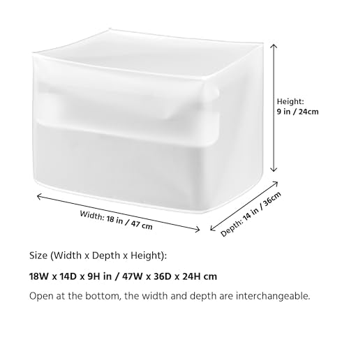 Printer Dust Cover See-Through Lightweight Waterproof Protective Covers jacket,compatible with HP, EPSON,CANON, BROTHER, PIXMA Officejet -18W x14D x9H in - size: 18W x14D x9H