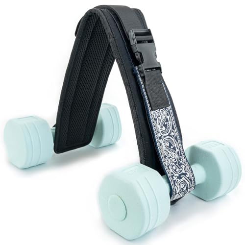 Hip Thrust Belt for Dumbbells,Booty Belt for Hip Thrust Slip-Resistant Padding - color: Embroidery