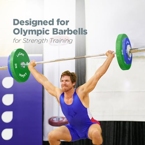 Logest Change Weight Plates 0.50LB 1.25LB 2.5LB 5LB Set Weight Plates for Olympic Bars Perfect for Strength Training Weight Plates Exercise Balance Increase Fractional Plate Olympic Bumper Plates - color: 0.5-1.25-2.5-5 LB (8 Piece Set)