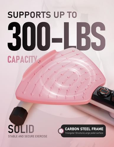 Waist Twister Machine Exercise, Ab Twist Board with Smart LED Digital Counter, Supports 300 lbs, Noiseless, Anti-Slip, Compact Portable for Home Gym Workout Equipment - color: Pink