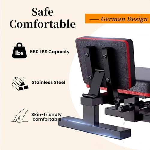 550 LBS Stainless Steel Stretch Machine, 240° Rotation Split Machine, Adjustable Leg Stretcher Machine with Silent Wheels, Leg Stretcher for Home/Gym/Yoga/Dancers, Split Machine for Flexibility - color: Black (New Version)