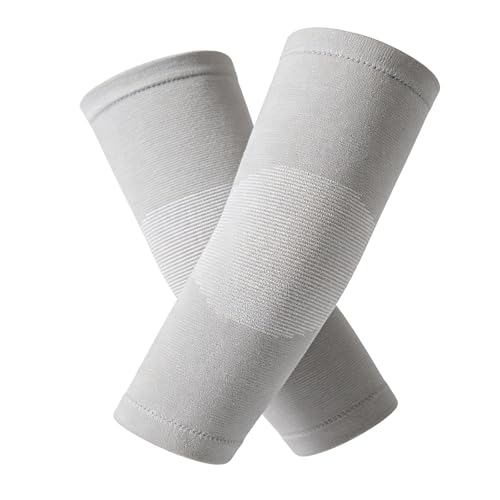 Bamboo Charcoal Compression Knee Sleeve - Elastic Knee Braces for Men & Women - Breathable Knee Support for Arthritis, Running, Workout, Joint Pain Relief (Gray, Small) - size: Small