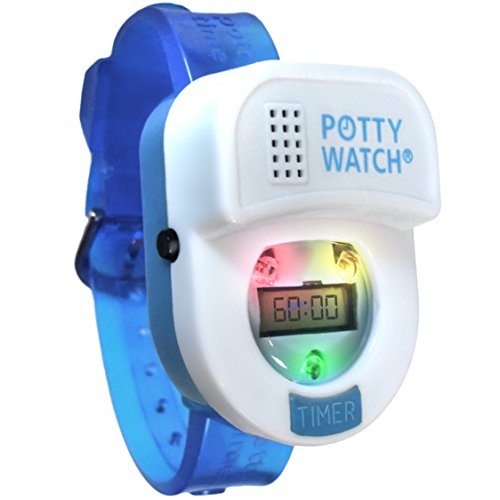 Potty Watch for Kids Potty Training - Potty Training Watch with 3 Fun Flashing Lights and Music - Water-Resistant Watch - Potty Watch Remind Kids Every 30, 60 or 90 Minutes - Blue - color: Blue, size: Watch