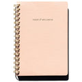 Kunitsa Co. Food and Exercise Journal for Women - Track Meals, Nutrition, and Weight Loss, 90 Days, Pink, 8.5 x 6 Inches - color: pink