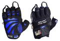 Gym Gloves Protect Your Hands & Improve Your Grip Weightlifting Grips - color: Blue, size: Medium