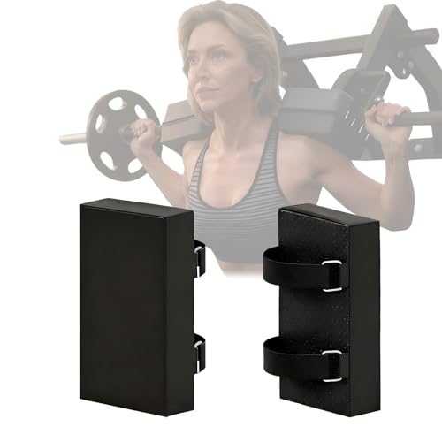 Hack Squat Shoulder Pads 2-Pack, Thick Foam Pads for Machines | 4cm Thick High-Density Foam, Adjustable Straps, Fits Hack Squat, Leg Press and V-Squat Machines, Pressure Relief