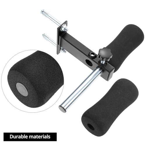 QWORK Wall Mounted Sit-Up Exercise Bar, Sit-ups Foot Holder, Steel Sit-Up Assistant for Abdominal Core Workout
