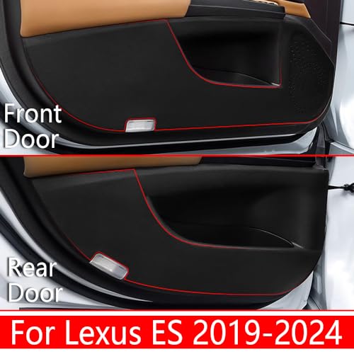 Car Door Anti Kick Pad for Lexus ES 350 300h 250 Accessories 2019 2020 2021 2022 2023 2024 2025 Protector Mat Dirty Collision Stickers Interior