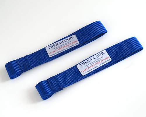 RangeMaster TheraLoop Door Anchors │ Non-Slip │ Complements Exercise Bands or Tubes │ Great for Exercising or Strengthening Activities│2 Pack, Blue - color: Blue, size: 2