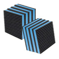 8 Pack Heavy Duty Anti Vibration Pads, 4" x 4" x 7/8" Ribbed Rubber Isolation Mat with EVA Core for Air Compressor, Treadmill, Washer, Dryer, HVAC, AC Unit – Noise Reduction, Non-Slip, Outdoor Ready