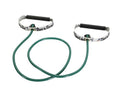 THERABAND Resistance Tubes, Professional Latex Elastic Tubing with Hard Handles For Exercise, Physical Therapy, Lower Pilates, At-Home Workouts, & Rehab, 48 Inch, Green, Heavy, Intermediate - color: Green - Heavy
