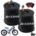 20x4.0 Fat Tubes 20x3.0/3.5 Fat Tire Tube 20x3.5/4.0 Bike Tube 20x4.0/4.5 Heavy Duty Tire Tubes for 20” Electric Bike Fat Beach Bike 2 Pack - size: 20x3.5/4.0