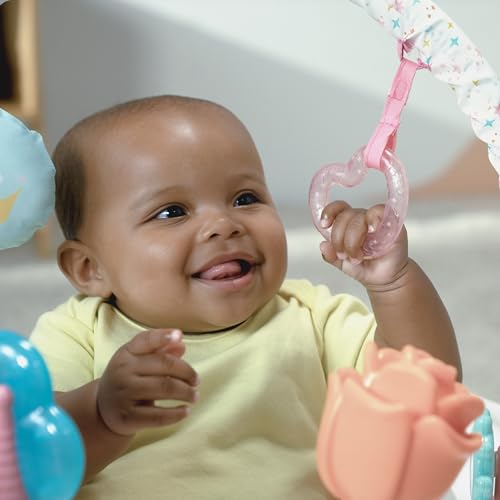 Bright Starts Disney Princess SuperSeat, Fun Baby Seat for Sitting Up, Playtime, and Meals, Ages 4 Months to 4 Years, Pink - color: Princess