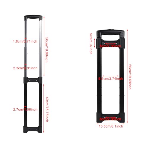 Travel Suitcase Telescopic Handle Replacement Spare Parts Suitcase Pull Drag Rod (R003#)