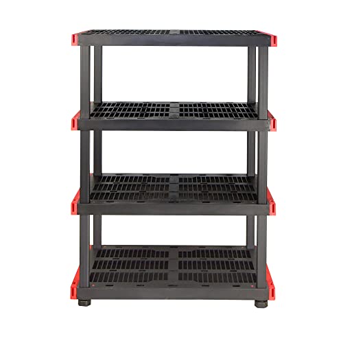 CX Craftsman 4-Tier Highly Durable Storage Rack, 4 Shleves That Support up to 200lbs/shelf, Organization and Storage, Weather-Resistant Design, Easy Assembly, American Made (55H x 40W x 24D) - style: 4-Tier