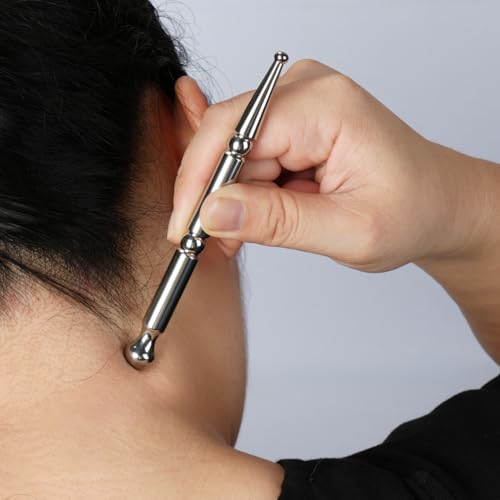 STICKON Stainless Steel Acupuncture Pen Trigger Point Massage Tool Relief Pain Tools for Full Body, Massage Pen for Facial Deep Tissue Acupressure Pen(STICKON-57) - style: STICKON-57 Shape