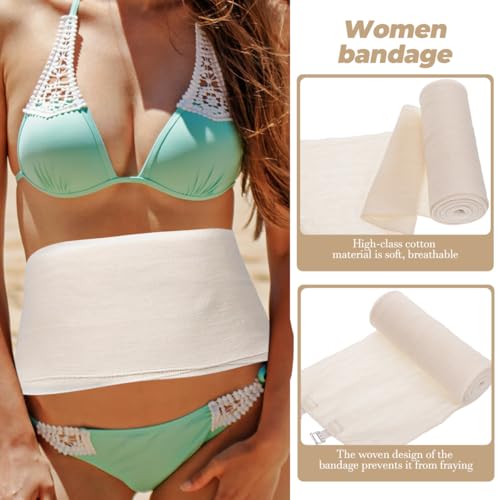 DOITOOL 1 Roll Postpartum Belly Wrap Post Partum Waist Binder Cotton Elastic Pressurize Postpartum Belly Band Post Partum Compression Bandage